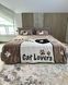Плюшевое постельное белье с котиками CAT LOVERS 1097 фото 5